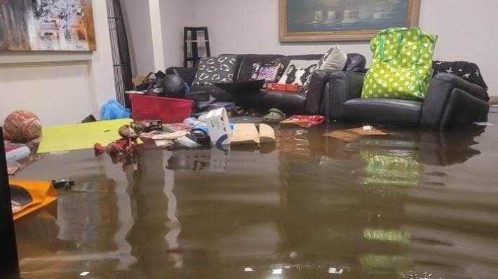 Flood Damaged home