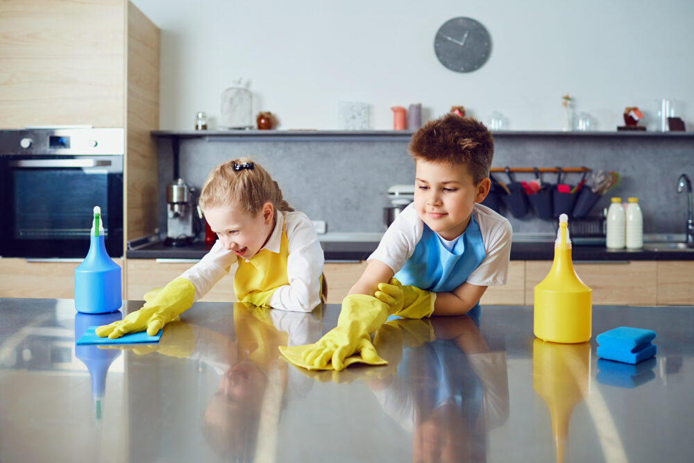 9 Kids Cleaning Jobs To (Finally) Encourage Them To Clean Sparkle And