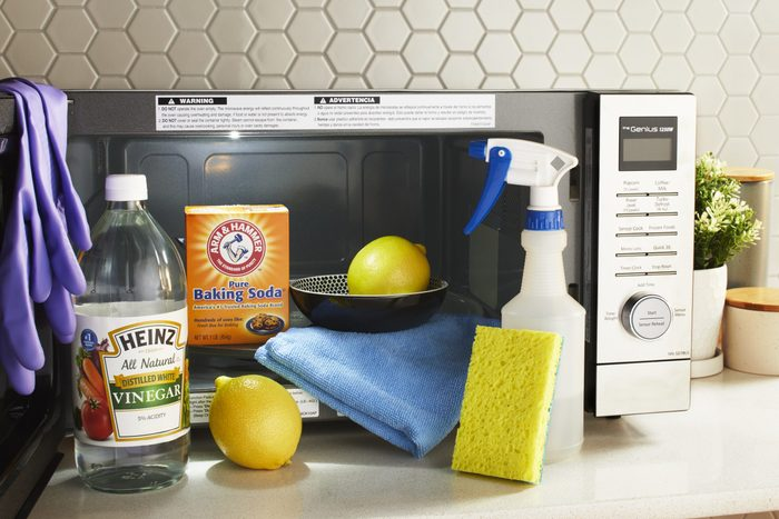 Kitchen Microwave Oven Cleaner Easily Clean Appliances Oil Remover